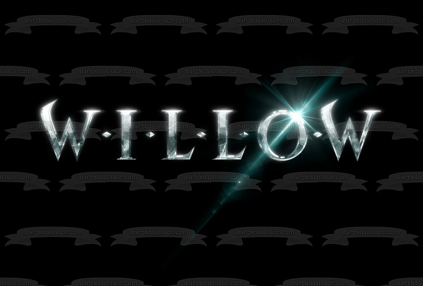 Willow Fantasy TV Show Series Póster Logo Decoración comestible para tarta Imagen ABPID53597 