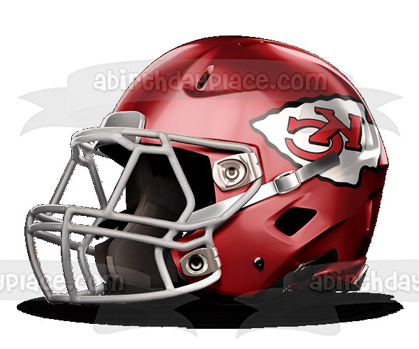 Imagen comestible para decoración de tarta con casco de los Kansas City Chiefs ABPID53613 