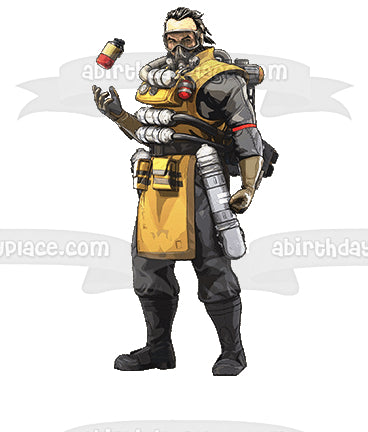 Apex Legends Caustic Edible Cake Topper Image ABPID53686