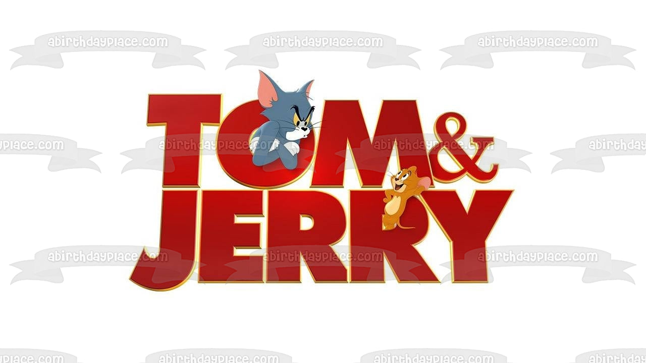 Imagen comestible para decoración de tarta de la película Tom y Jerry ABPID53938 