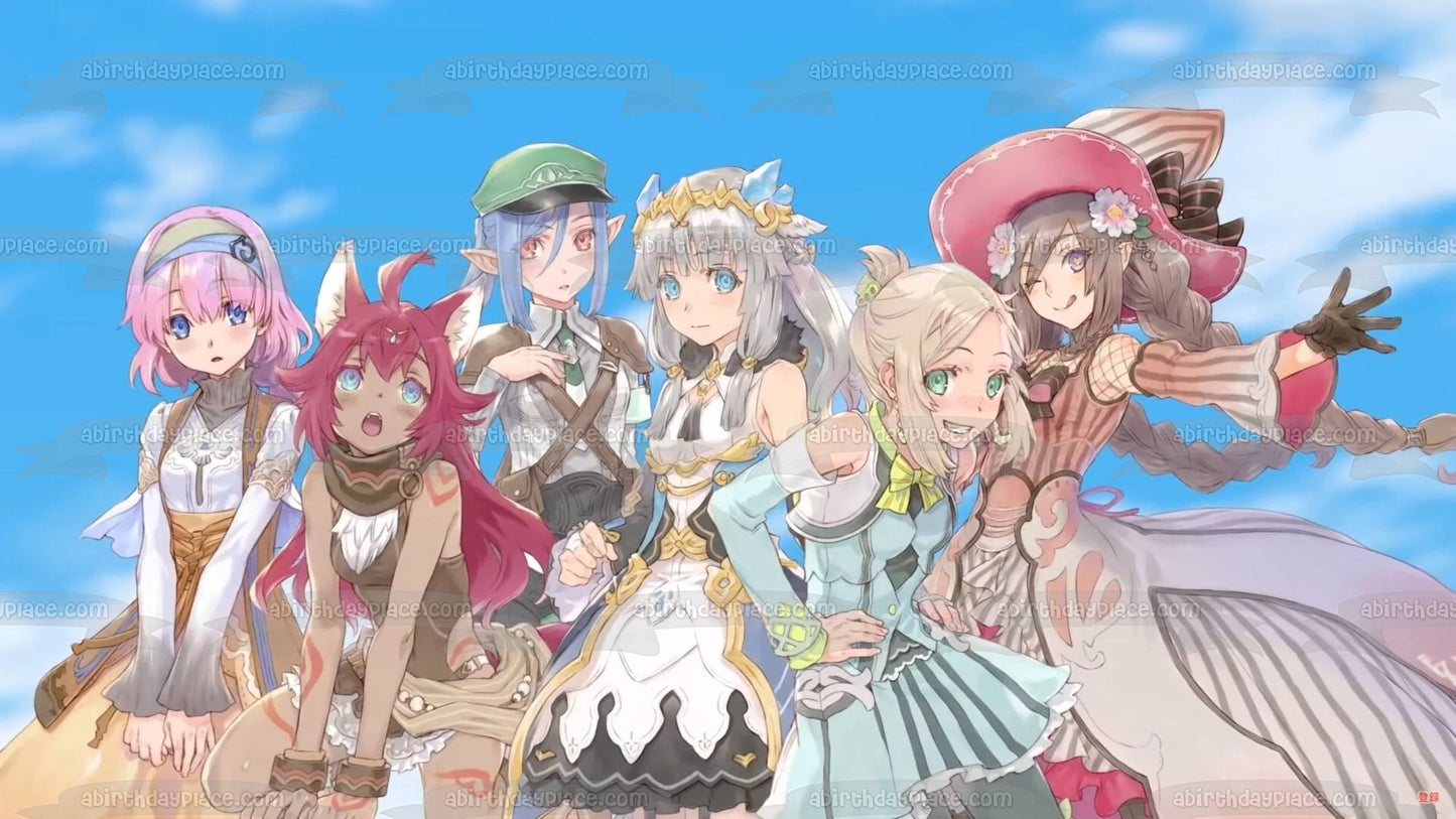 Rune Factory 5 Scarlett Priscilla Lucy Fuka Edible Cake Topper Image ABPID53964