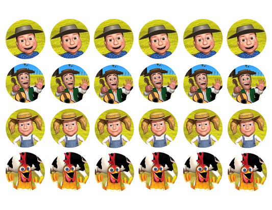 La Granja De Zenon 24 Count Cupcake Toppers Edible Cupcake Topper Images ABPID54081