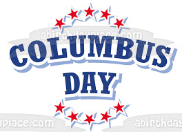 Columbus Day Stars Edible Cake Topper Image ABPID54268