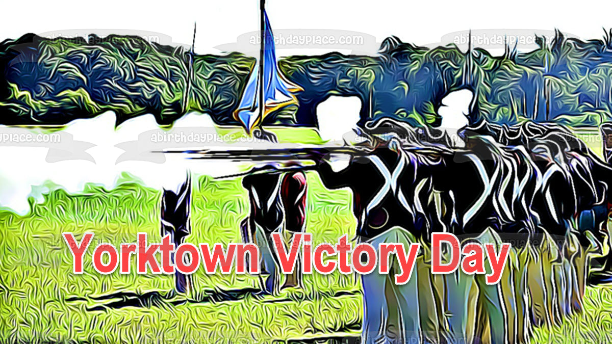 Yorktown Victory Day Edible Cake Topper Image ABPID54277