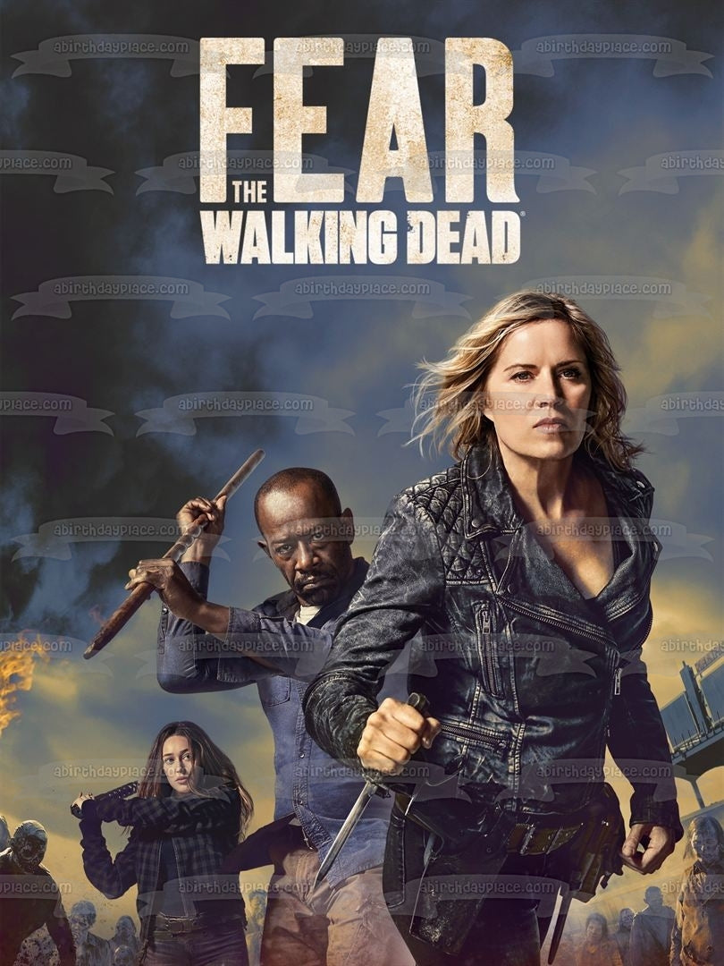 Fear the Walking Dead Morgan Alicia Madison Edible Cake Topper Image ABPID54456