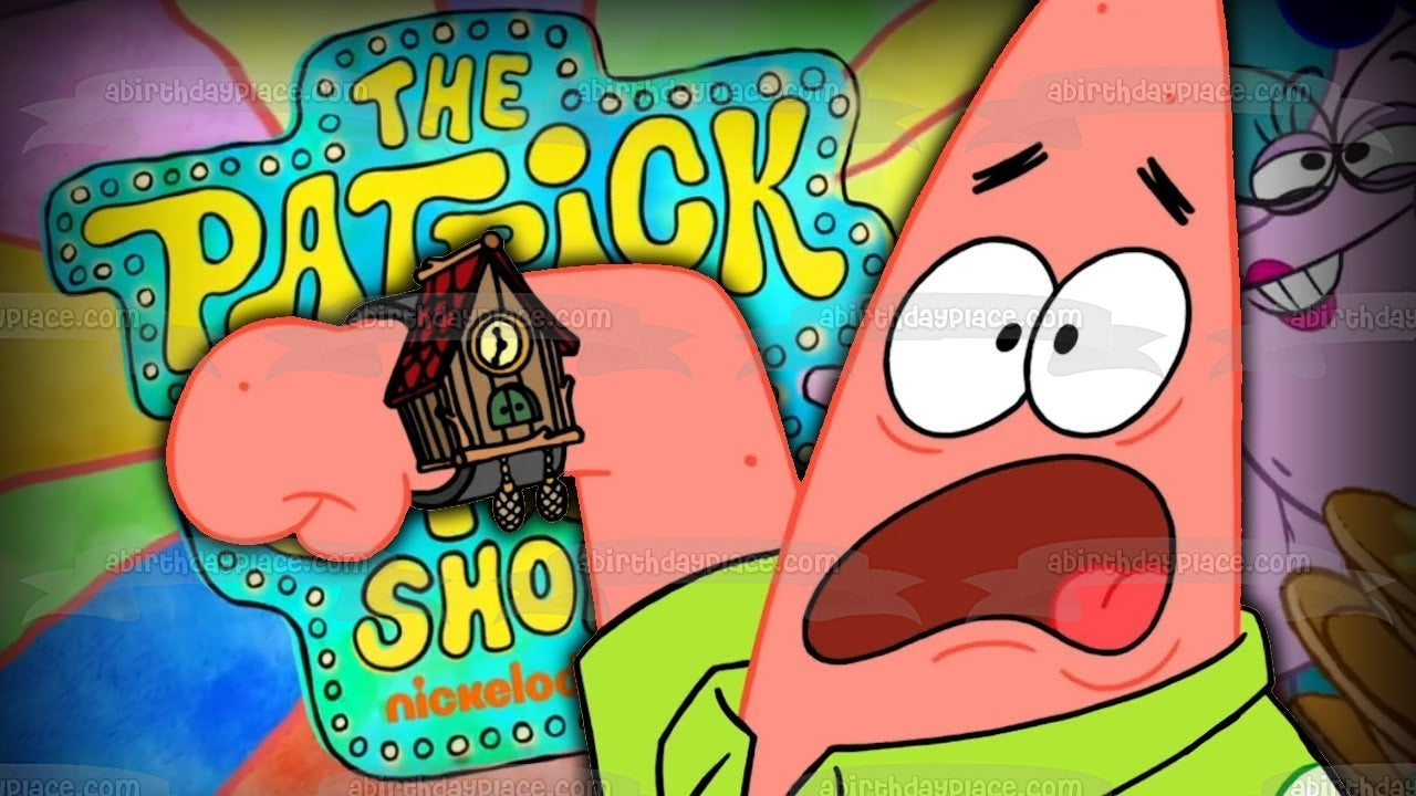 Imagen comestible para decoración de tarta de The Patrick Star Show ABPID54505 