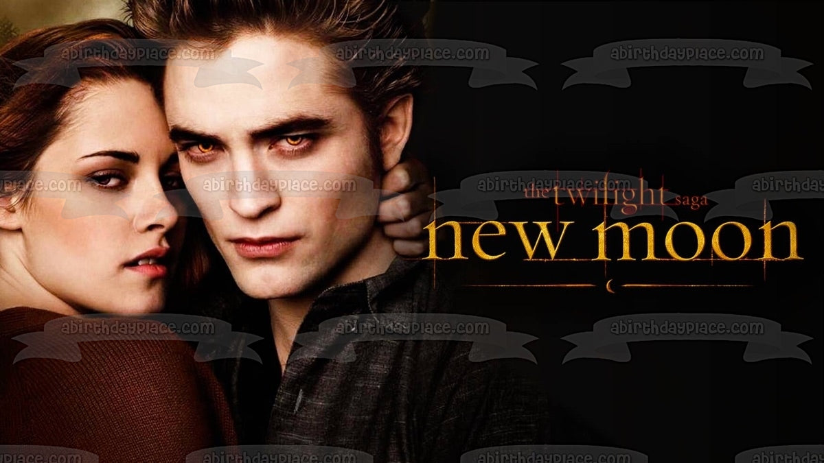 The Twilight Saga: New Moon Bella Edward Edible Cake Topper Image ABPID54549