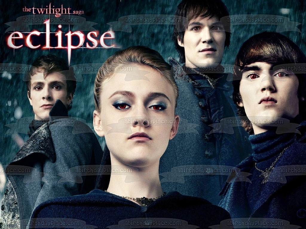 La saga Crepúsculo: Eclipse Jane Alec Imagen comestible para decoración de tarta ABPID54570 