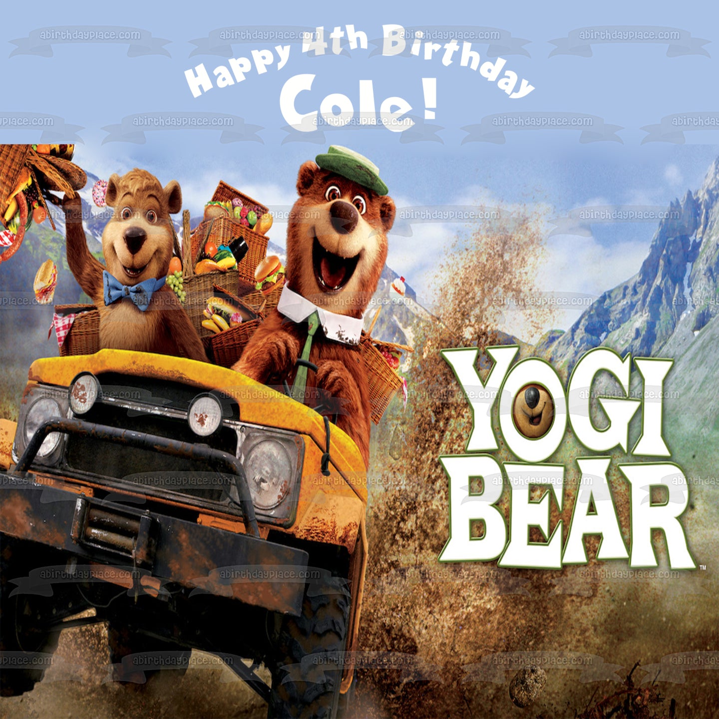 Yogi Bear Movie Boo Boo Jellystone Park Edible Cake Topper Image ABPID54650