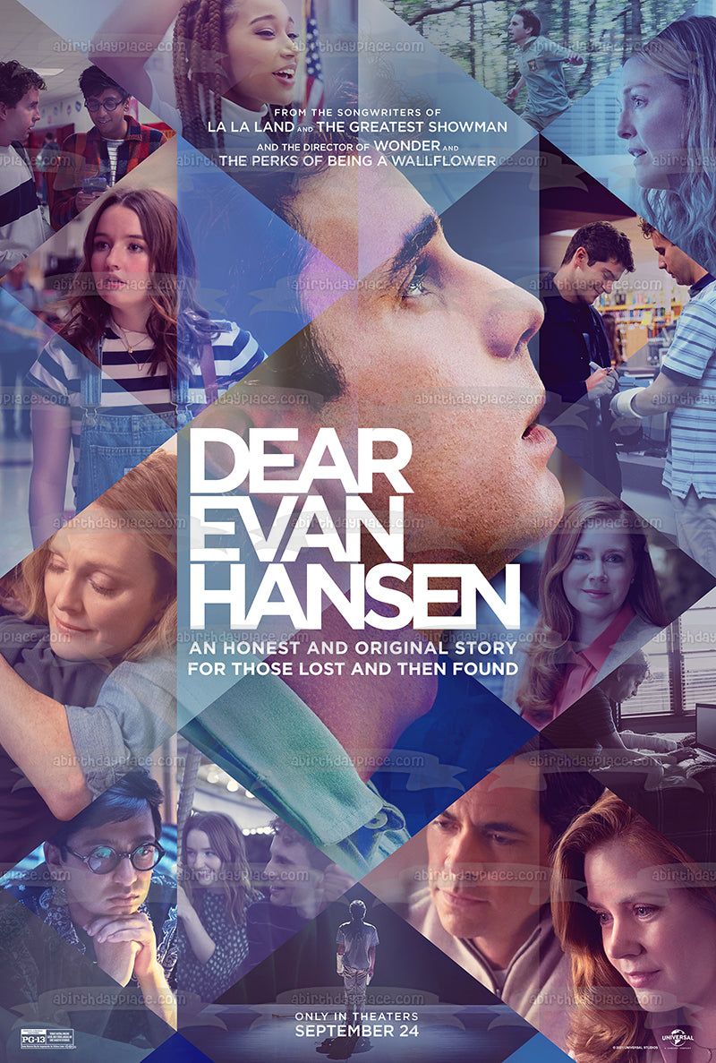 Dear Evan Hansen Movie Poster Edible Cake Topper Image ABPID54704