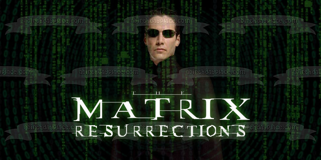 The Matrix Resurrections Neo Edible Cake Topper Image ABPID54726 – A ...