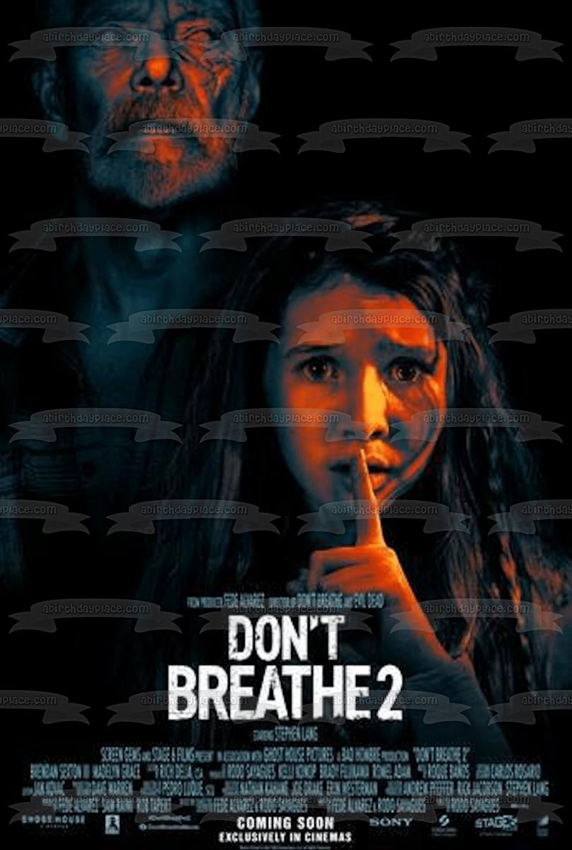 Don't Breathe 2 Movie Poster Norman Nordstrom Edible Cake Topper Image ABPID54777