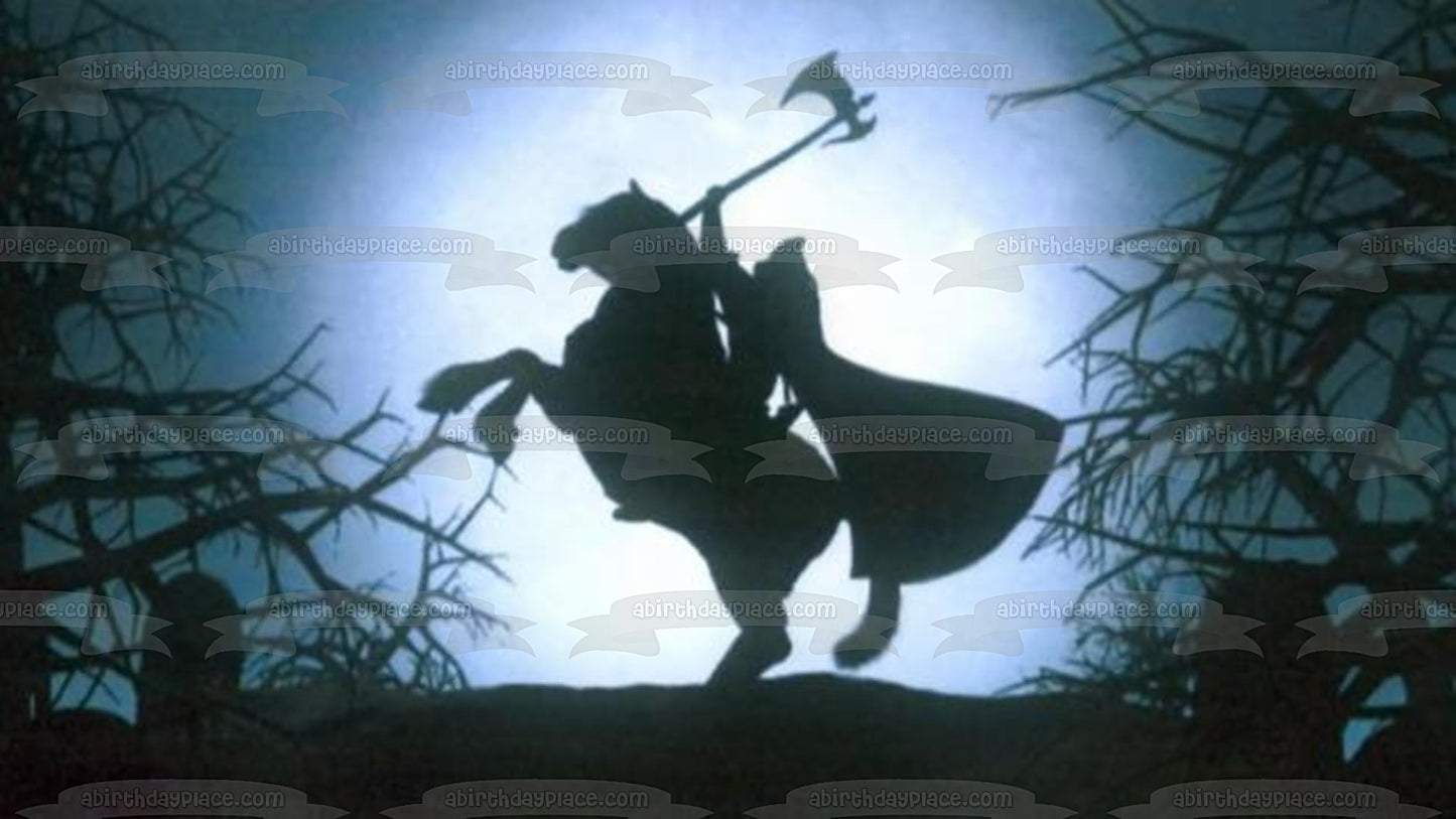 Sleepy Hollow Headless Horseman Edible Cake Topper Image ABPID55031