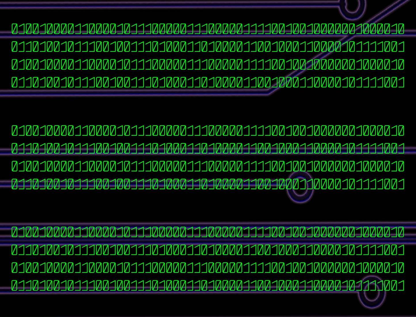 Binary Computer Code Happy Birthday Edible Cake Topper Image Strips ABPID55089