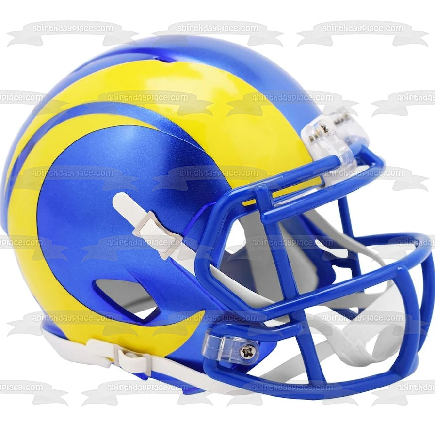 Imagen comestible para decoración de tarta con casco de Los Angeles Chargers ABPID55189 