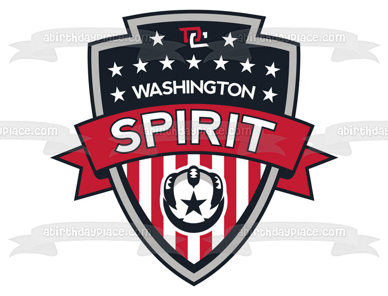 Washington Sprit Women's Soccer Team Logo Edible Cake Topper Image ABPID55701