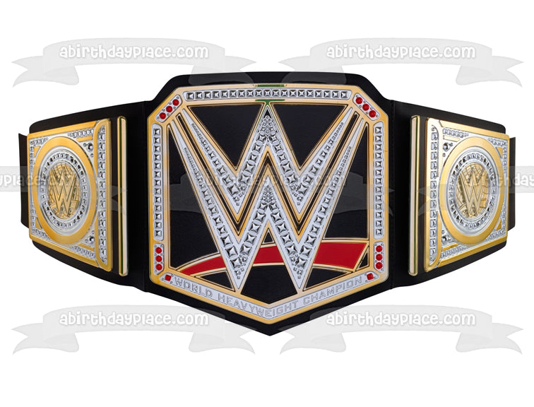 Imagen comestible para tarta con cinturón de campeonato de la WWE de World Wrestling Entertainment ABPID55707 