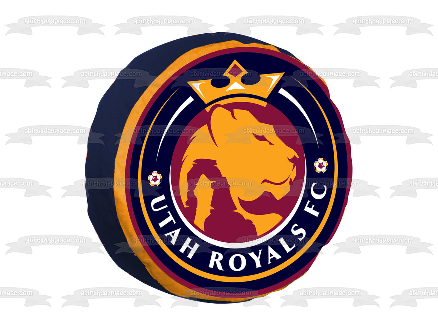 Imagen comestible para tarta con logotipo del equipo del club de fútbol Utah Royals ABPID55714 