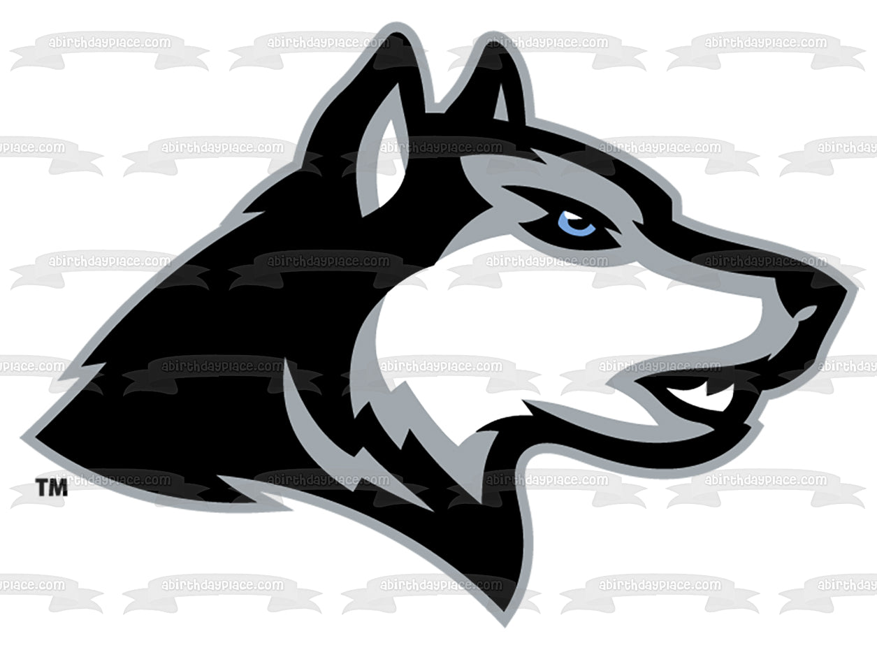 Helena Huskies Team Logo Edible Cake Topper Image ABPID55824