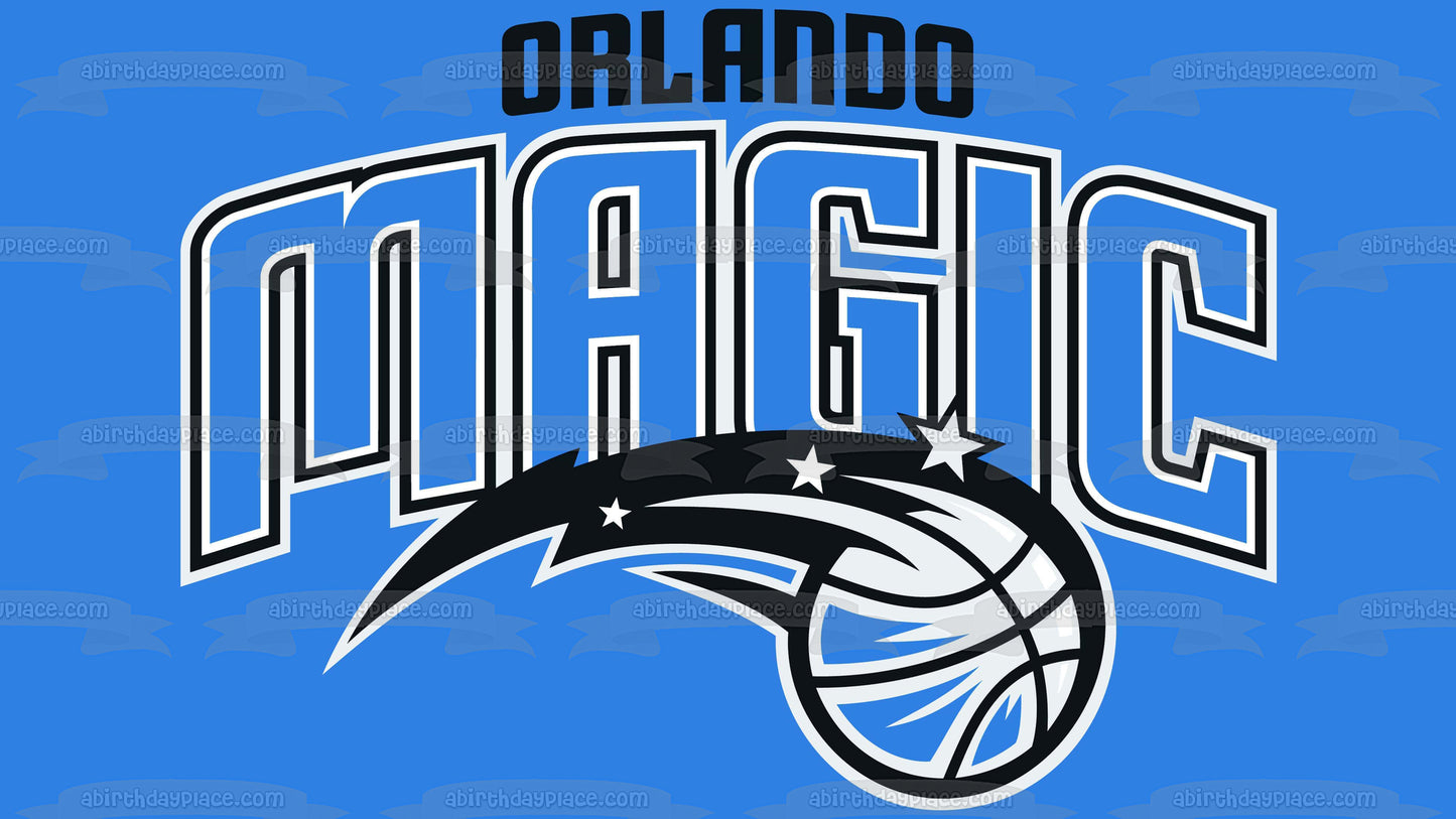 NBA Orlando Magic Team Logo Edible Cake Topper Image ABPID55910