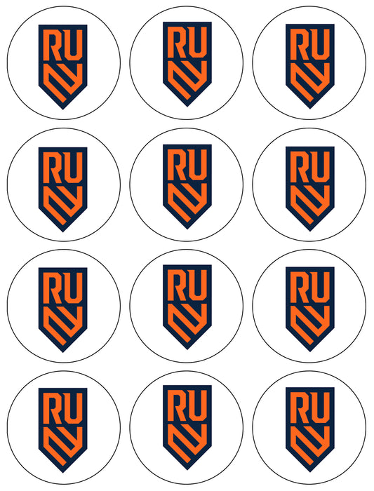 Ru Logo Edible Cupcake Topper Images ABPID55962