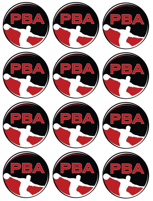 Pba Professional Bowlers Association Logo Edible Cupcake Topper Images ABPID55996