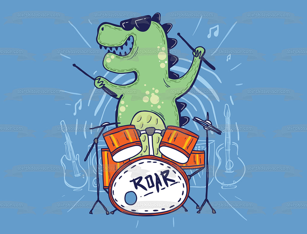 Rockosaurus Rex kaya bandıyla bateristRockosaurus Rex kaya bandıyla baterist  