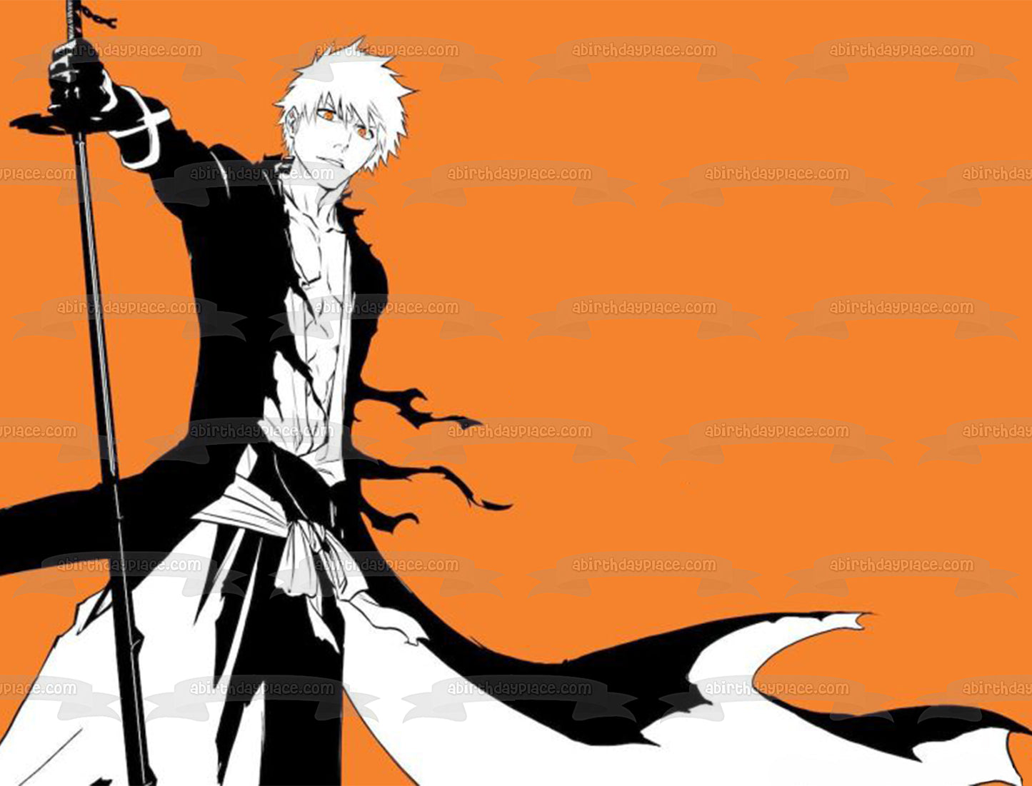 Bleach Ichigo Guerra de los Mil Años Imagen comestible para decoración de tarta ABPID56872 