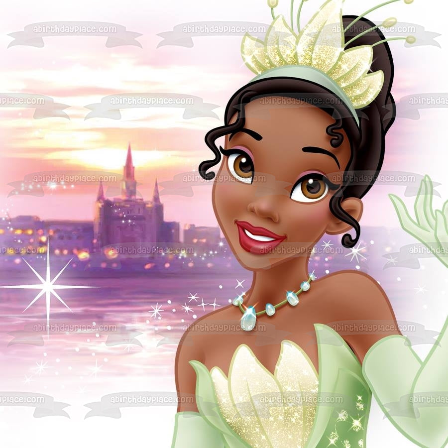 Tiana Movie Edible Cake Topper Image ABPID57165