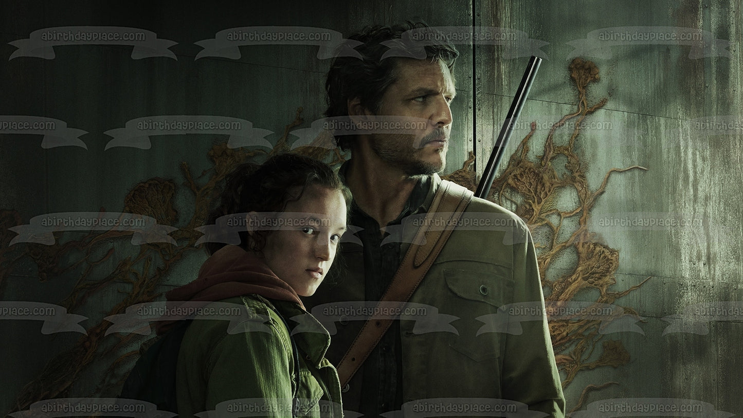 The Last of Us TV Show Ellie and Joel Edible Cake Topper Image ABPID57237