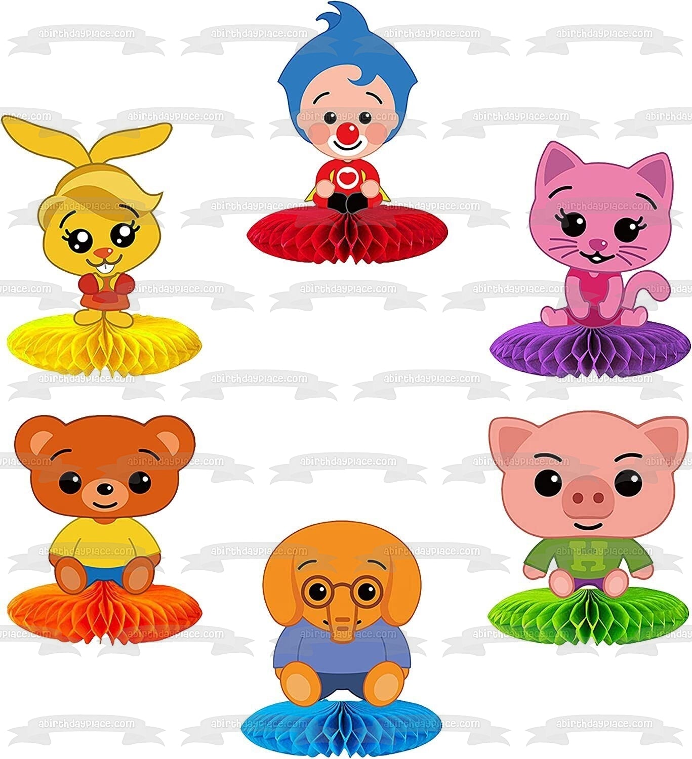 Plim Plim Hoggie Nesho Mei Li and Acurella Edible Cake Topper Image ABPID57482