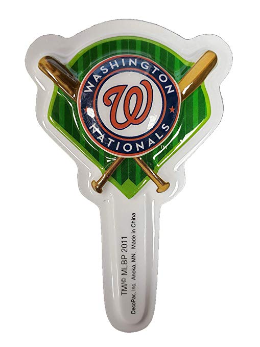 MLB Washington Nationals DecoPics Cake Picks (12 count)