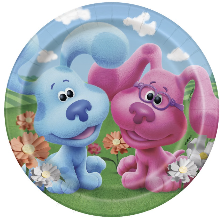 Blue's Clues Round 7" Dessert Plates, 8ct