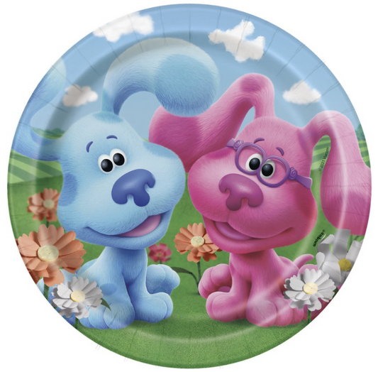 Blue's Clues Round 7" Dessert Plates, 8ct