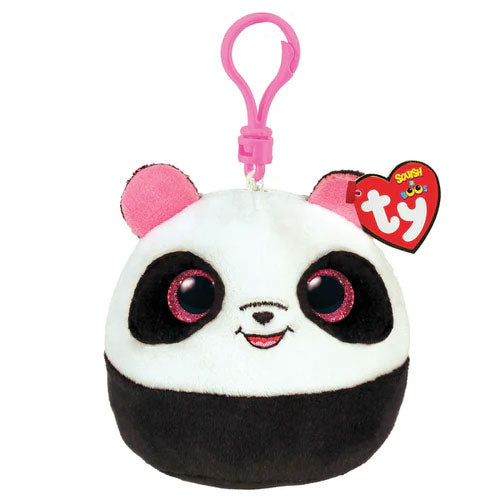 Panda Mini Beanie Squishies Clips - Bambú, 1 unidad 