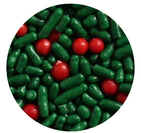 Holly Jolly Decorettes Nonpareils Blend