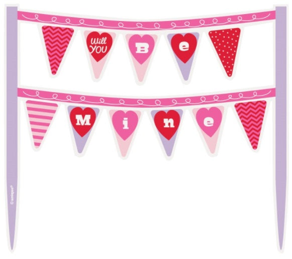 Be Mine Cake Bunting