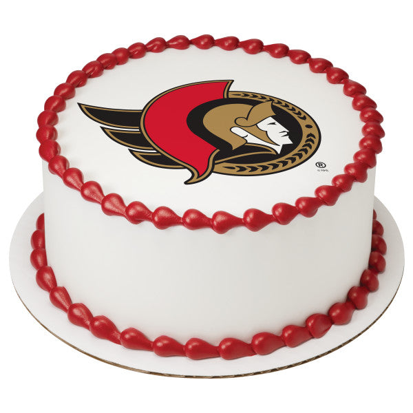 NHL® Ottawa Senators Edible Cake Topper Image