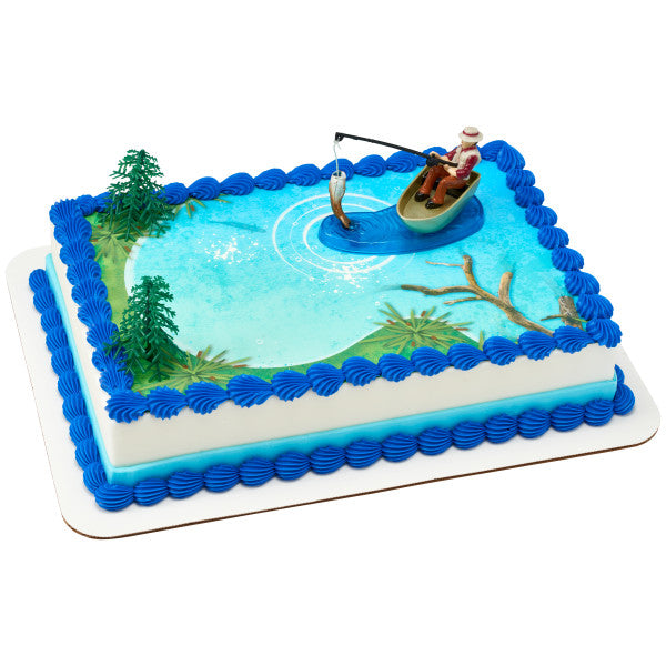 Fishing PhotoCake® Edible Image® DecoSet® Background