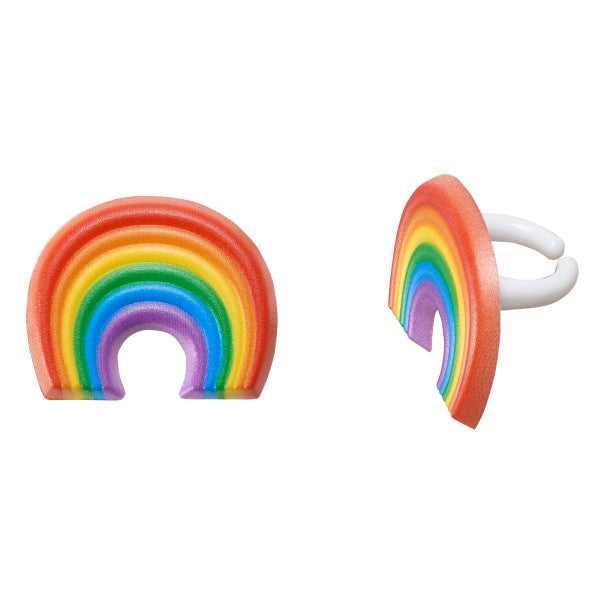 Traditional Rainbow Cupcake Rings