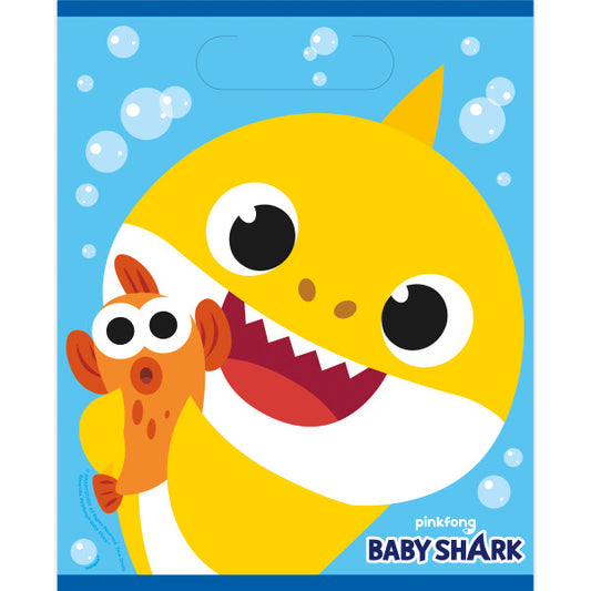 Baby Shark Loot Bags, 8ct