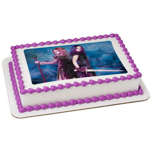 Descendants 3 Wicked Showdown Edible Cake Topper Image