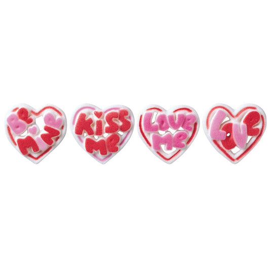 Talking Hearts Assortment Dec-Ons® Decorations