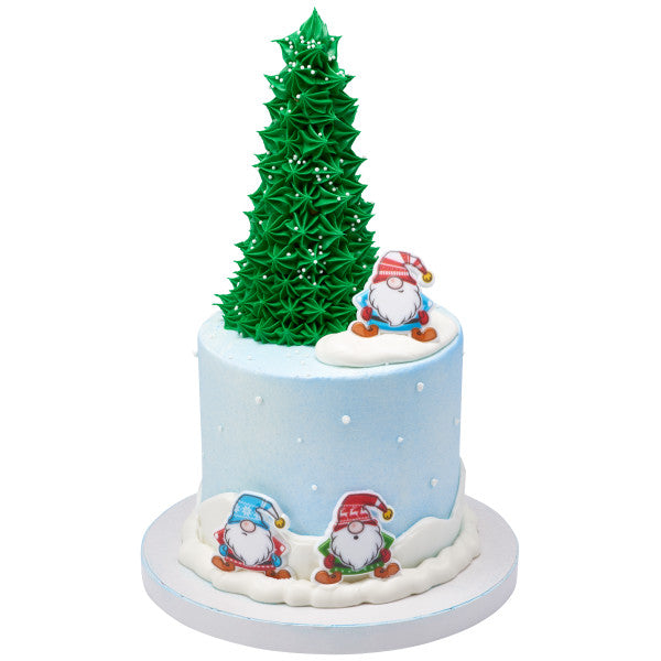 Holiday Gnomes Cupcake Rings