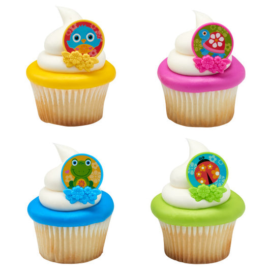 Spring Friends Cupcake Rings