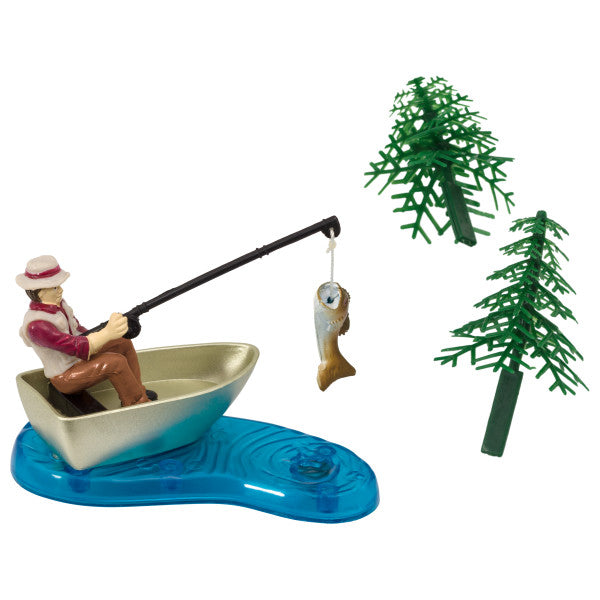 Fisherman with Action Fish DecoSet®