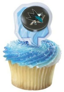 NHL® Team DecoPics - San Jose Sharks (12 pieces)