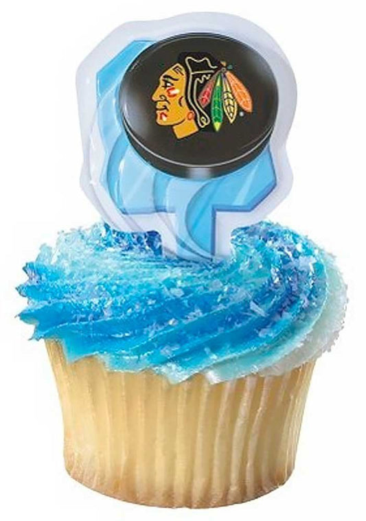 NHL® Team DecoPics - Chicago Blackhawks (12 piezas)