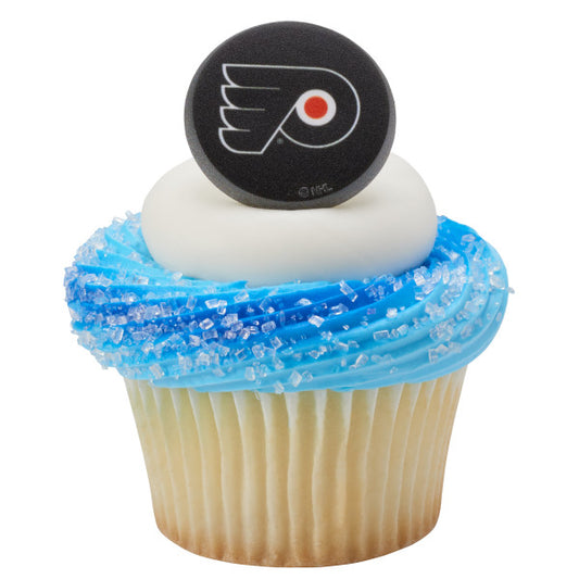 NHL® Puck Team Logo Cupcake Rings