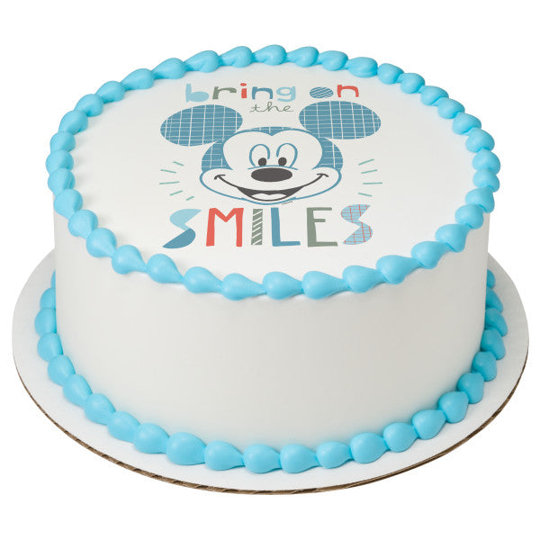 baby mickey mouse baby shower cake